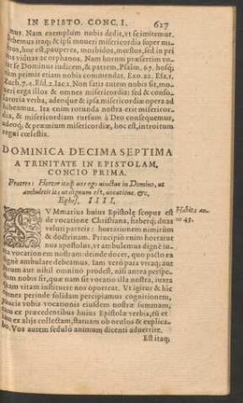 Dominica Decimaseptima A Trinitate ...