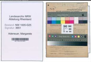 Entnazifizierung Margarete Adeneuer , geb. 07.07.1896 (Geschaeftsinhaberin)