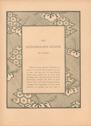 Die gewerblichen Künste in Japan