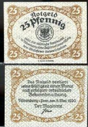 Nörenberg 25 Pfennig