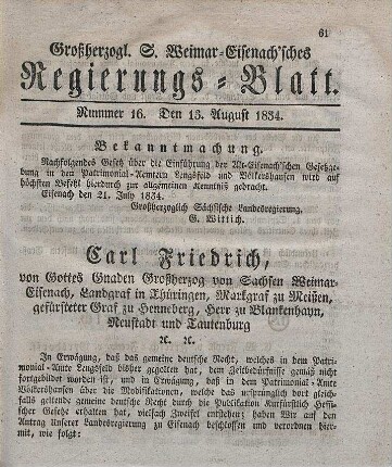 Nr. 16 : 13. August 1834