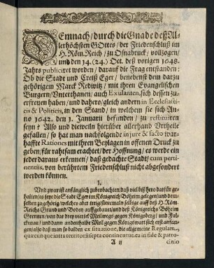 A2r-B3v, Demnach, durch die Gnade deß Allerhöchsten ...