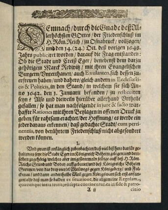 A2r-B3v, Demnach, durch die Gnade deß Allerhöchsten ...