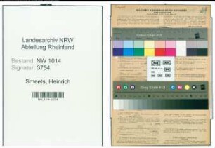 Entnazifizierung Heinrich Smeets , geb. 02.09.1899 (Arbeiter)