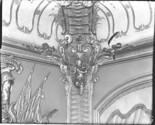 Potsdam, Neues Palais, Friedrich-Wohnung, Blaue Kammer, R.: 179, Nordostecke der Decke.