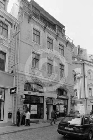 Wohn- und Geschäftshaus Audēju iela 7 (Weberstraße) in Riga