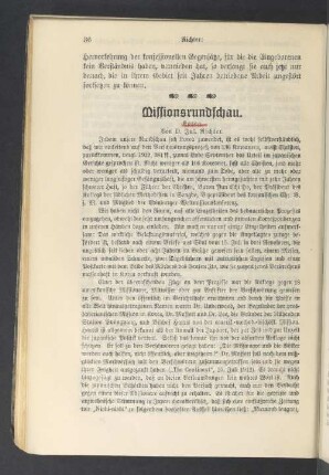 Missionsrundschau. Korea