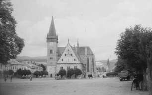 Bardejov / Bartfeld (Slowakei), Rathaus und St. Egidius