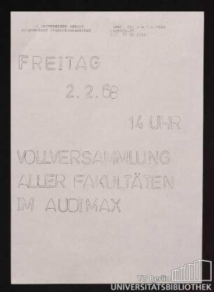 Freitag 2.2.68
