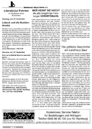 Literat(o)ur-Fahrten