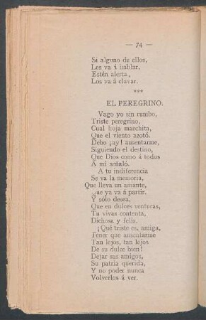 El peregrino.