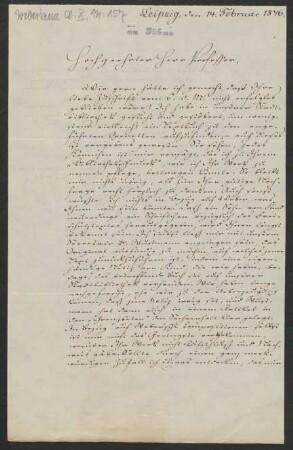 Brief an Friedrich Wilhelm Jähns : 14.02.1876