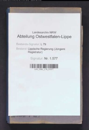 Einführung und Veranlagung zur Wertzuwachssteuer im Amt Lage