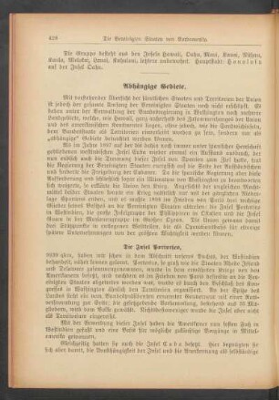 Abhängige Gebiete.