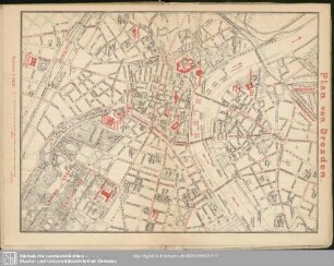 Plan von Dresden