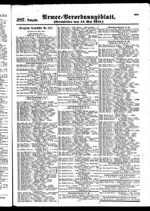 487.Ausgabe. Freitag, 14. Mai 1915