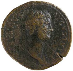 Münze, Sesterz, 134 - 138