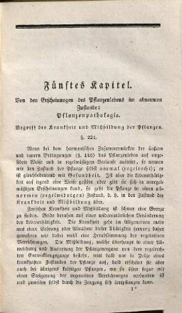 Lehrbuch der Botanik, 2,2. Allgemeine Botanik III