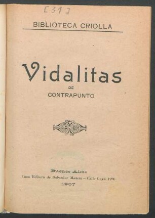 Vidalitas de contrapunto