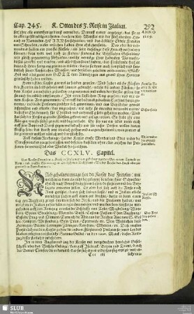 Das CCXLV. Capitel