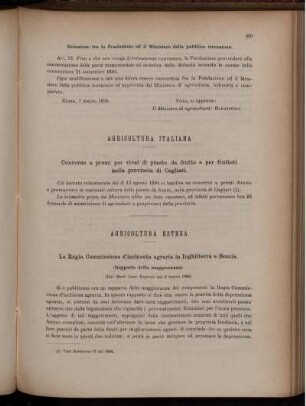 Agricoltura estera.