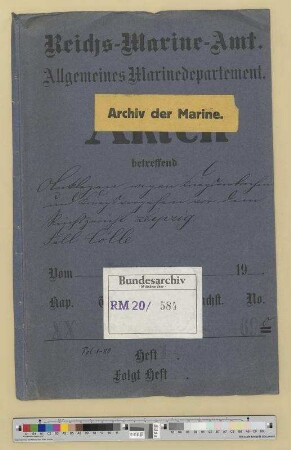Anklagen wegen Kriegsverbrechen und Kriegsvergehen vor dem Reichsgericht Leipzig: Fall Korvettenkapitän a. D. Waldemar Kölle