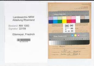 Entnazifizierung Friedrich Ettemeyer, geb. 13.11.1919 (Lehrer)