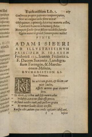 167-212, Liber Primus