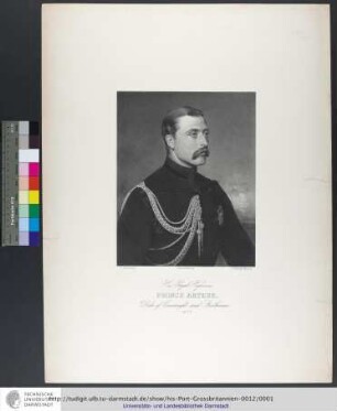 His Royal Highness Prince Arthur, Duke of Connaught and Strathearne