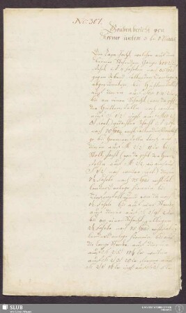 Grubenbericht von Kröner untere 3 bis 7. Maas - 17.6260 4.