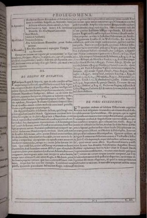 III. De Regnis Et Dynastiis