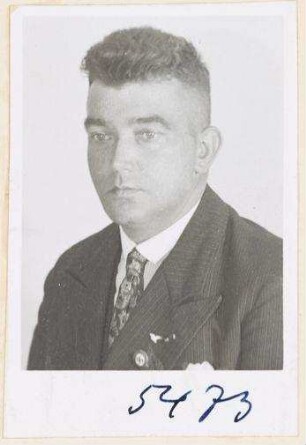 Josef Schoffer, Lokomotivführer, Hafen Zeche Prosper