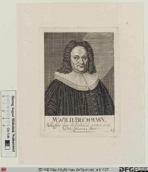 Bildnis Wilhelm Bechmann