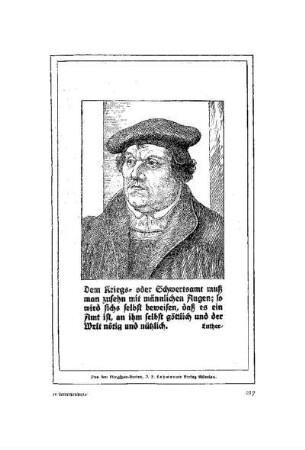 Der Grundsatz persönlicher Kraftentfaltung bei Luther