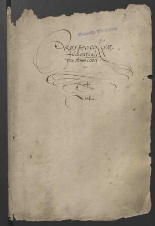 Ratsprotokolle (2. Januar 1609 - 16. Oktober 1609)
