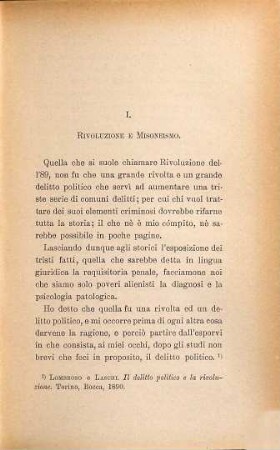 La Vita Italiana durante la Rivoluzione francese e l'Impero, I
