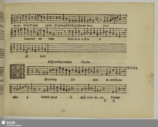 XVIII. Sermisy, Claudin de: Misericordias Domini in aeternum