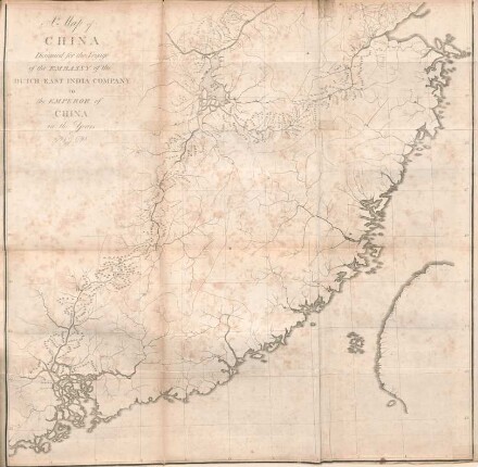 A map of of China