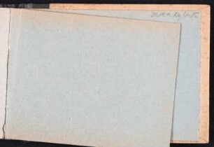 Fotoalbum des Malers Willy Irmscher : Hinteres fliegendes Blatt. Vorderseite
