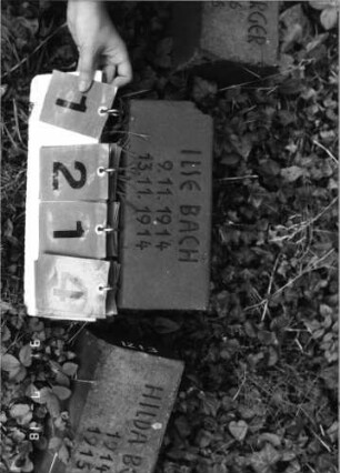 Grabstein 1214 [Hahn S. 235 Grab-Nr. 1916]