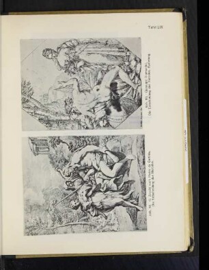 Tafel LIX Abb. 89. Giuseppe Diamantini, Die Entscheidung des Hercules, Radierung.
