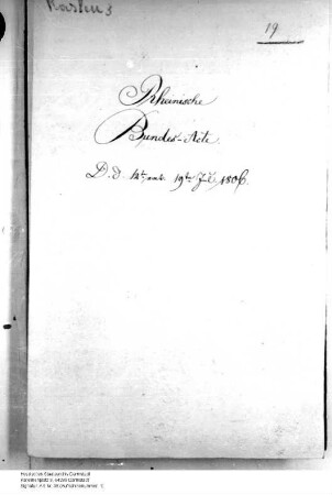 Rheinbundakte (Paraphierter Vertrag)