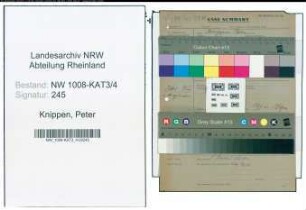 Entnazifizierung Peter Knippen , geb. (Gemeindedirektor)