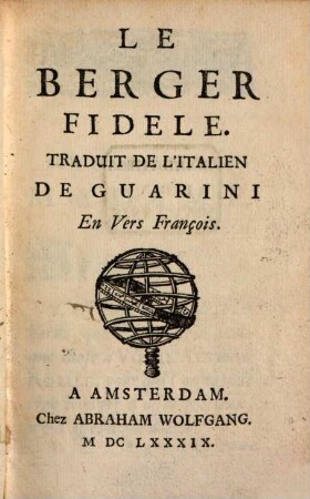 Le berger fidele