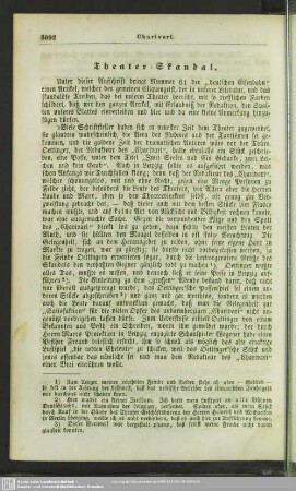 Theater-Skandal