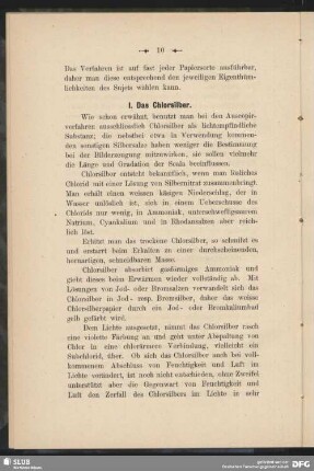 1. Das Chlorsilber