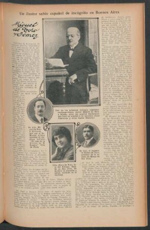 Miguel de Toro y Gómez : Un ilustre sabio español de incógnito en Buenos Aires