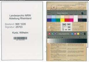 Entnazifizierung Wilhelm Kurtz , geb. 16.09.1893 (Schmied)