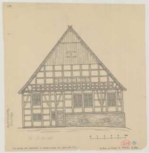 Niedermassen (Kreis Unna): Hof Hueck-Blume. Haupthaus (Nordostansicht)