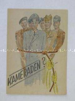 Illustrierte Propagandaschrift der Friedenskomitees der Bundesrepublik gegen die NATO, für Völkerverständigung